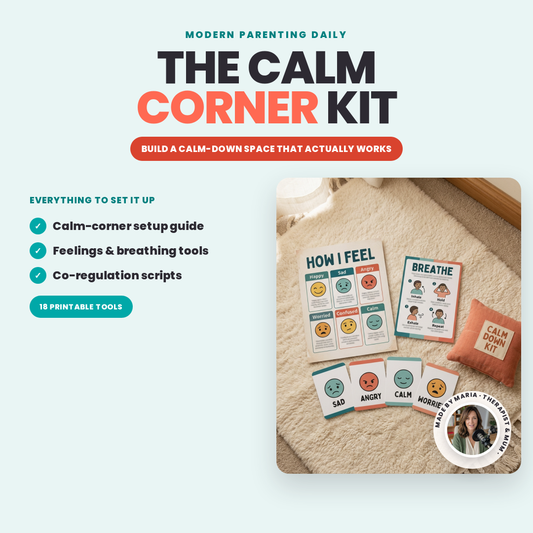 The Calm Corner Kit — made by Maria (therapist & mum)