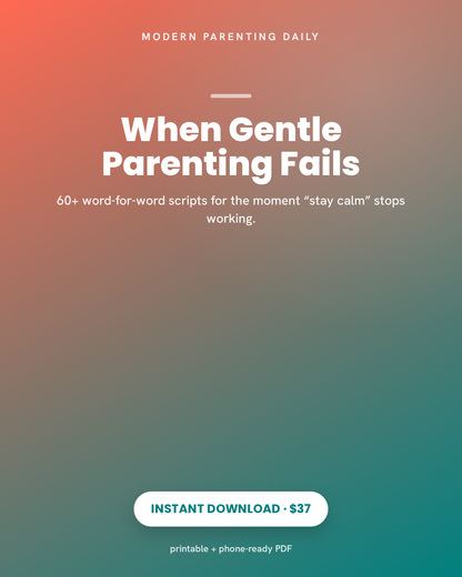 When Gentle Parenting Fails cover