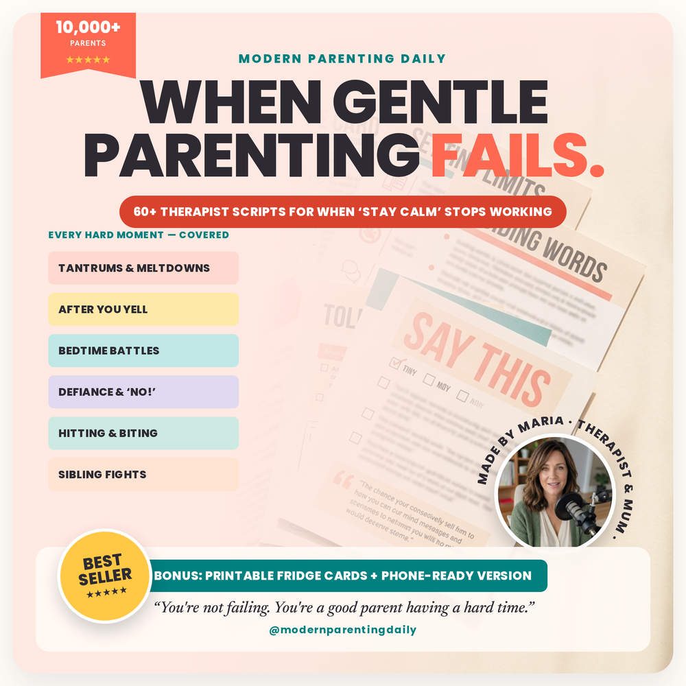 When Gentle Parenting Fails: 60+ Scripts to Calm the Meltdown & Reconnect With Your Child