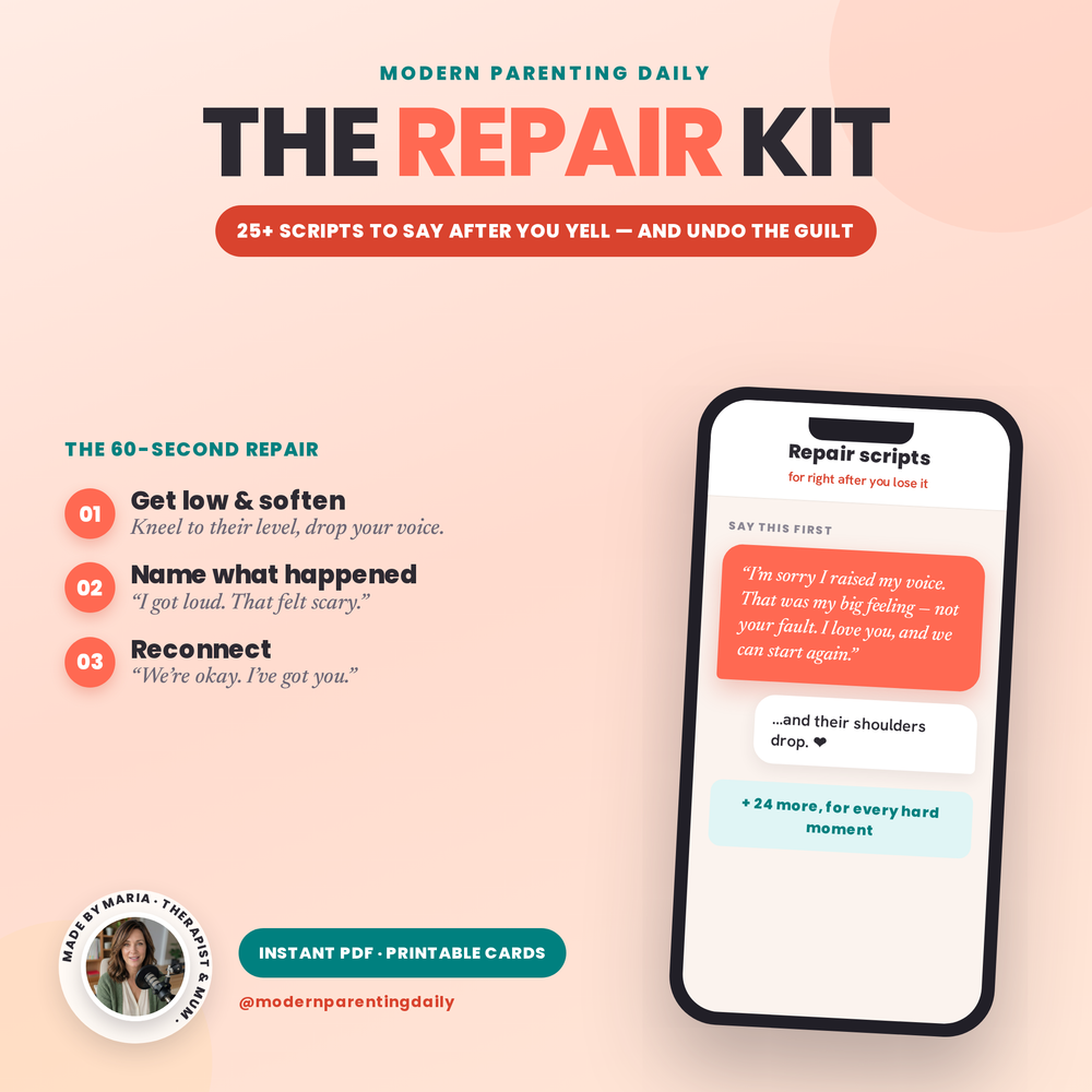 The Repair Kit: Exactly What to Say After You Yell — and Undo the Guilt